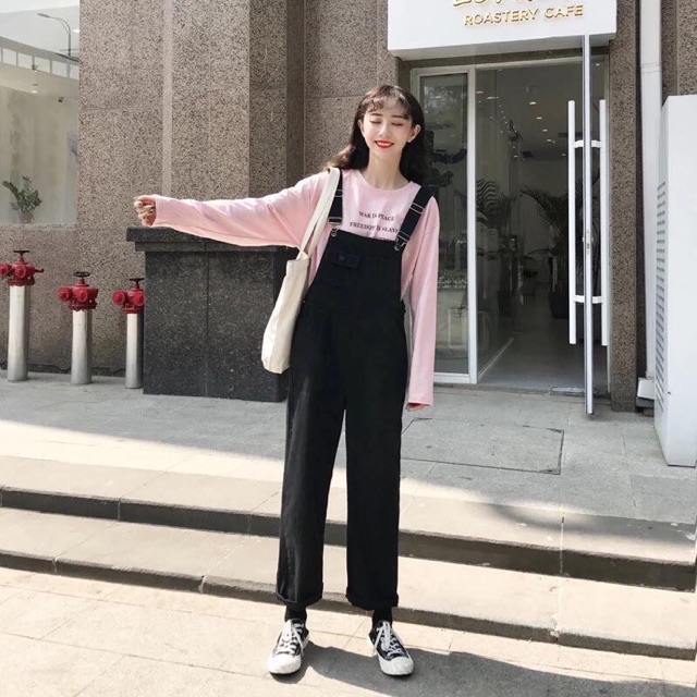 Yếm baggy kaki 😘😘😘