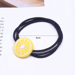 Cột tóc trái cây style Hàn Quốc