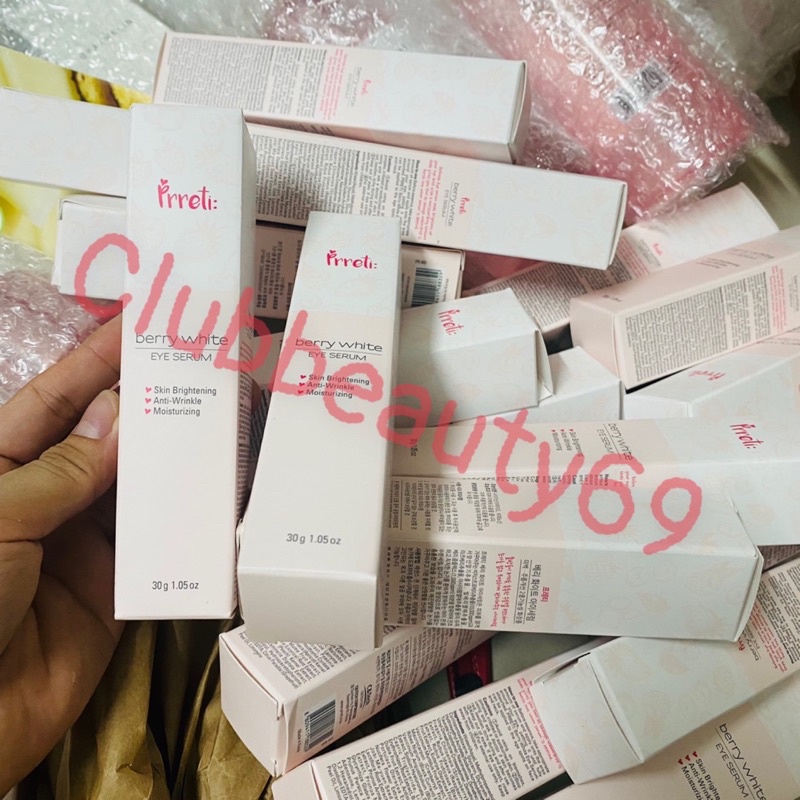 THANH LÝ- Kem mắt Prreti Berry White Eye Serum 30g, Tinh Chất Làm Mờ Thâm, Giảm Nếp Nhăn Mắt 30g