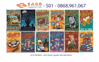 Decal dán tường, decal tranh dán quán