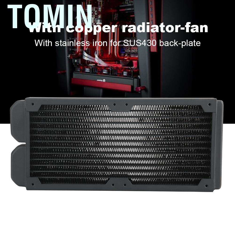 Tomin WeekW PC Heat Sink Water Cooling Heat-Dissipating Copper Radiator for Beauty and Industrial Equipment