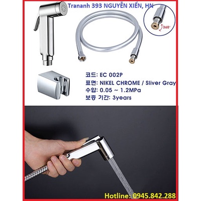 VÒI XỊT NƯỚC NHÀ VỆ SINH ECOBATH EC-001/EC-002/EC-003/EC-004/EC-005/EC-006, Xịt Nhà Tắm Ecobath
