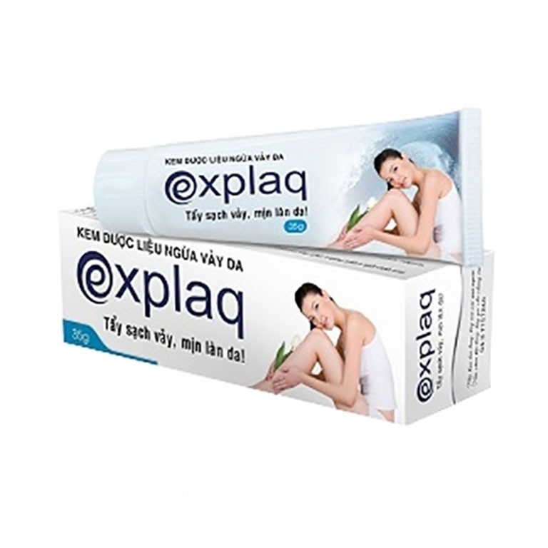 Kem dược liệu ngừa vảy da EXPLAQ (35g) - Tẩy sạch vảy, mịn làn da