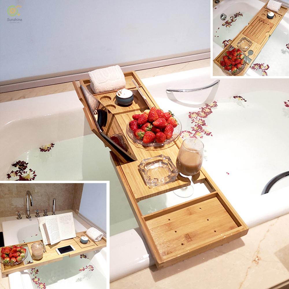 Kệ Để Đồ Dùng Bằng Gỗ Tre Chống Trượt Tiện Dụng Cho Nhà Tắm Màu Sắc | BigBuy360 - bigbuy360.vn