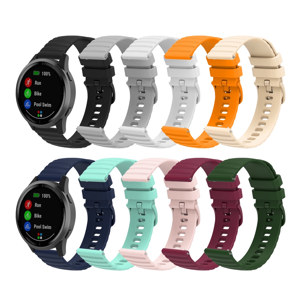 Dây Đeo Silicon 20mm Cho Đồng Hồ Thông Minh Xiaomi Huami Amazfit gts 4 / 3 / 2 / 2e gts 4mini 2mini