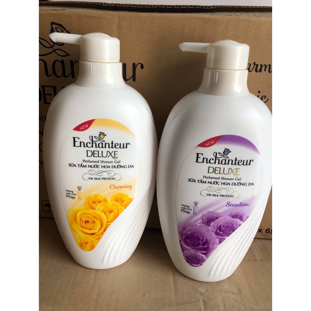 Sữa tắm nước hoa Enchenter 650g hương nước hoa pháp