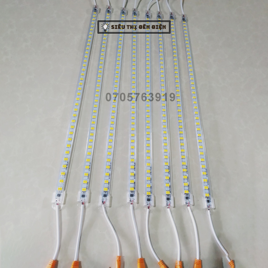 5 đèn led thanh dùng điện 220V, dài 50cm trang trí cầu thang, tủ bếp, bàn học, phòng ngủ, bể cá