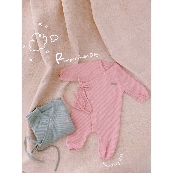 Romper buộc dây cài chéo