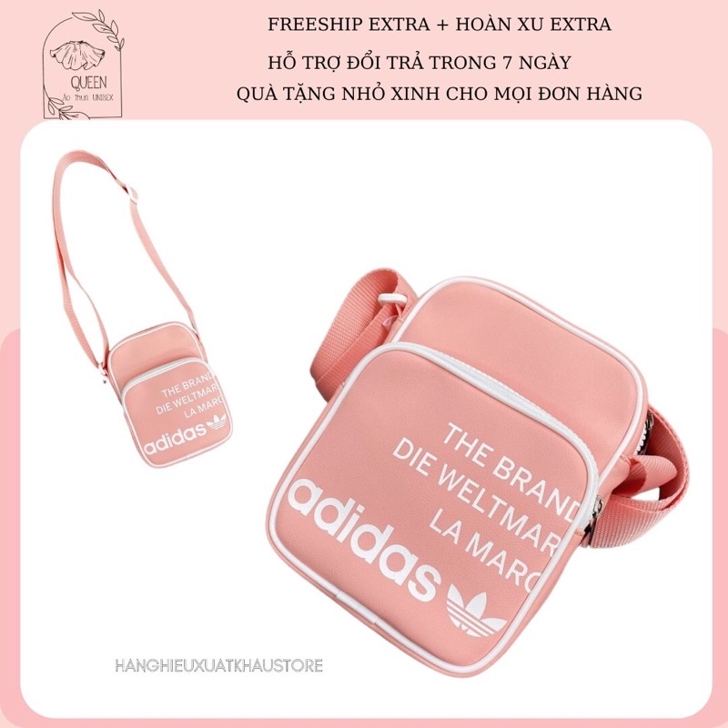 ❌Xuất dư ❌ túi đeo chéo  B191 ORIGINALS NEW VINTAGE MINI BAG PINK/WHITE