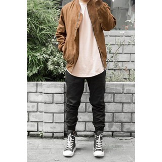 Oval tee (long tee) áo thun tà bầu
