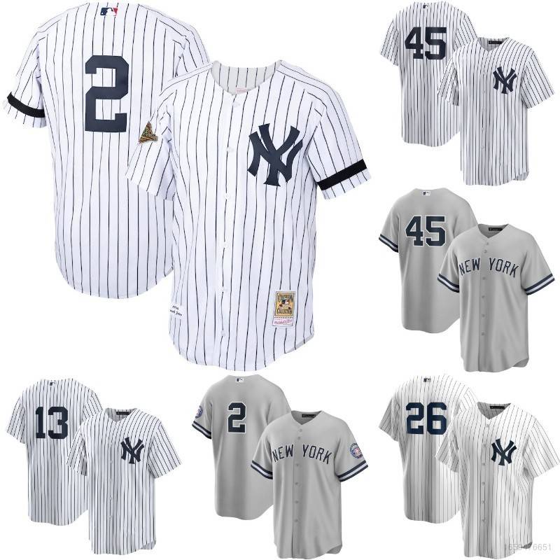 Áo Bóng Chày MLB New York Yankees Jersey Thể Thao Giản Dị Cỡ Lớn Unisex