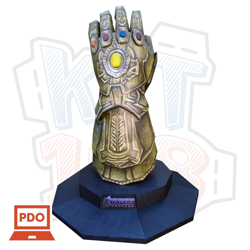 Mô hình giấy Marvel Avengers Infinity Guantlet