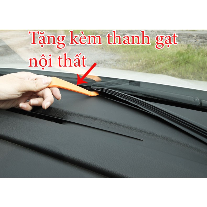 Gioăng chữ T nẹp chân kính lái ô tô-tặng kèm thanh gạt