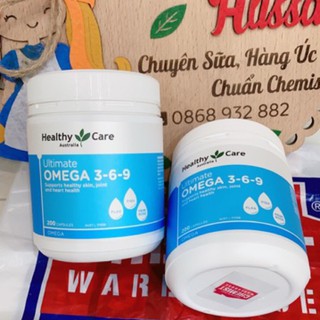 (Tem Chemist) Omega 369 Healthy care, lọ 200 viên