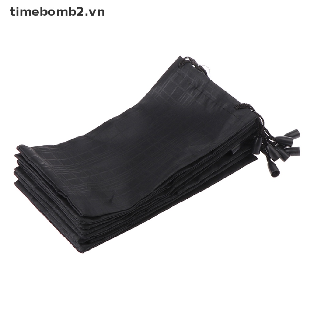 Set 10 Túi Vải Mềm Đựng Mắt Kính Tiện Dụng