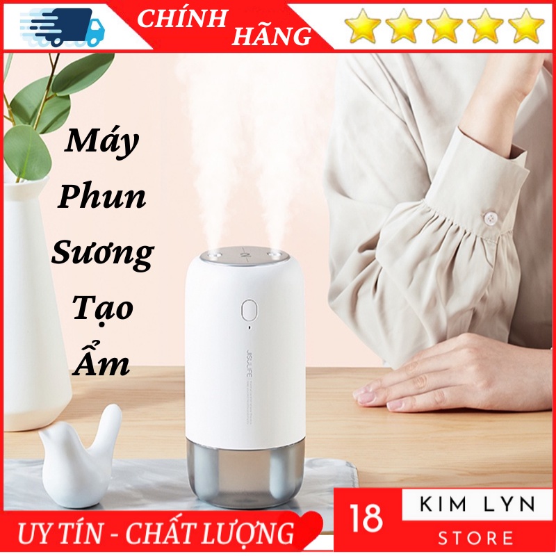 Máy Phun Sương Mini JB08 - Tạo Ẩm Không Khí Giữ Ẩm Da Tự Động Ngắt Khi Hết Nước Thiết Kế Sang Trọng - BH 12 Tháng