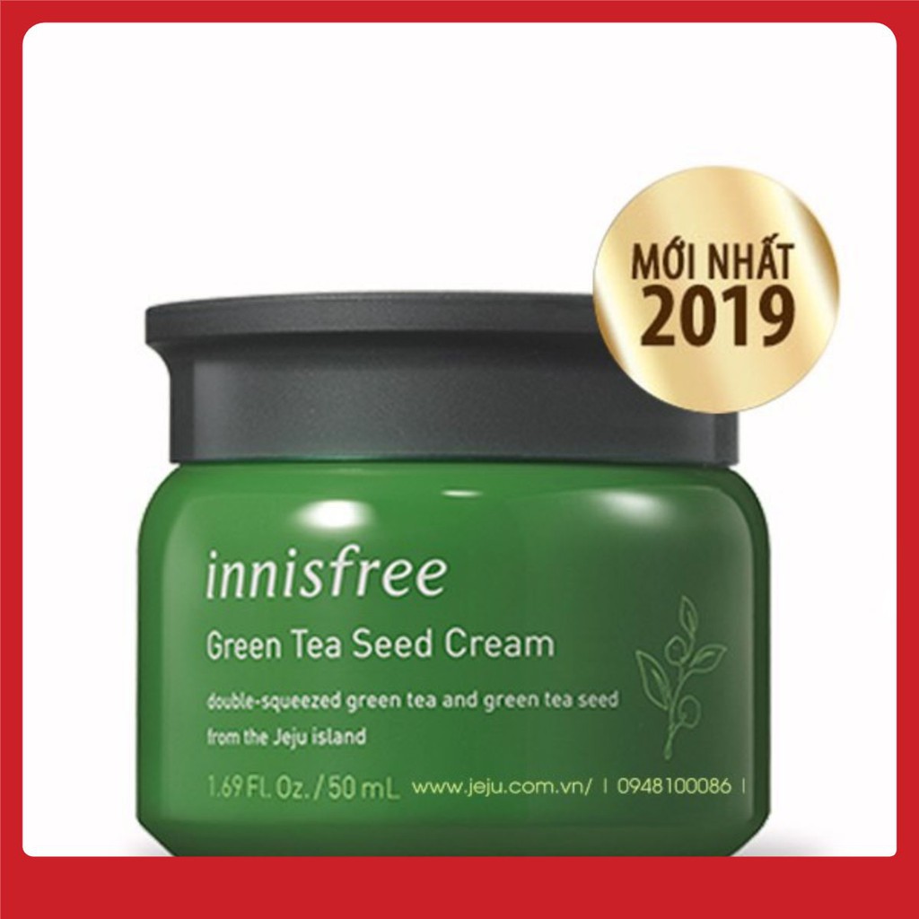 KEM DƯỠNG ẨM Chiết Xuất Mầm Trà Xanh Innisfree Green Tea Seed C 50ML CHUẨN HÀN