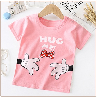 Áo thun trẻ em Familylove - Áo phông cho bé họa tiết hoạt hình dễ thương chất liệu cotton 100% co giãn mát mềm mịn