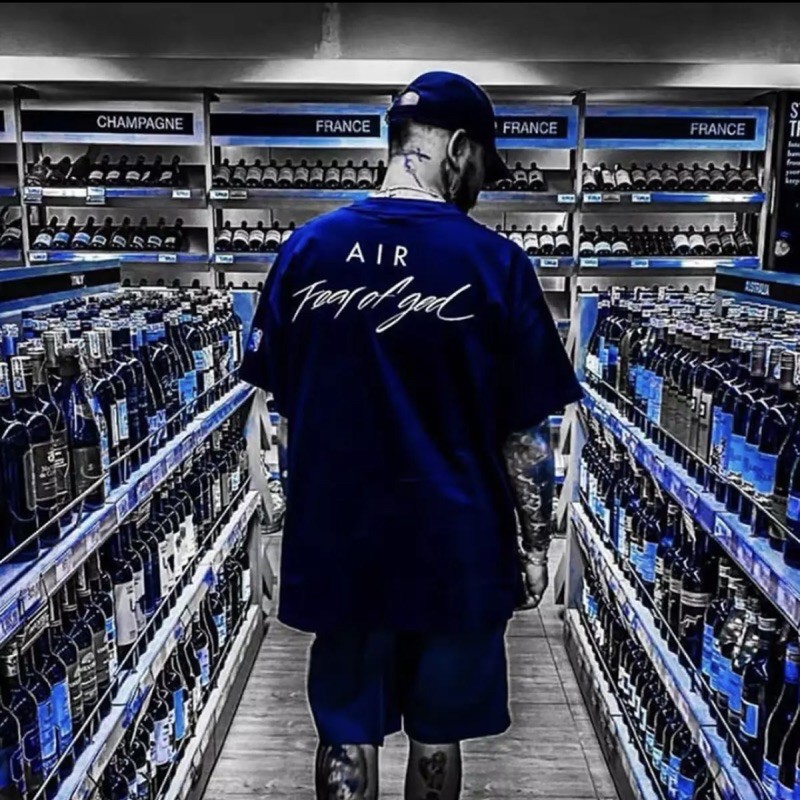 Áo thun tay lỡ Fear of god Air, áo cotton nam nữ unisex | BigBuy360 - bigbuy360.vn