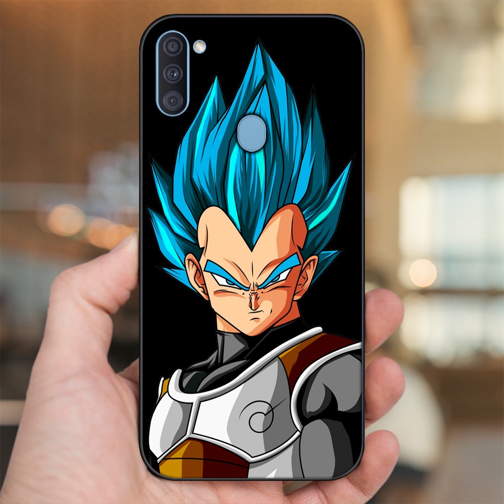 Ốp lưng Samsung A11, M11 viền đen in hình Vegeta Dragon Ball