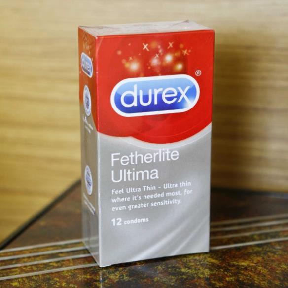 Bao cao su chính hãng hộp 12c Durex Fetherlite Ultima