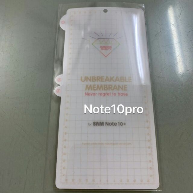 Dán dẻo PPF Samsung Note 10 pro/Note 10 plus mặt trước