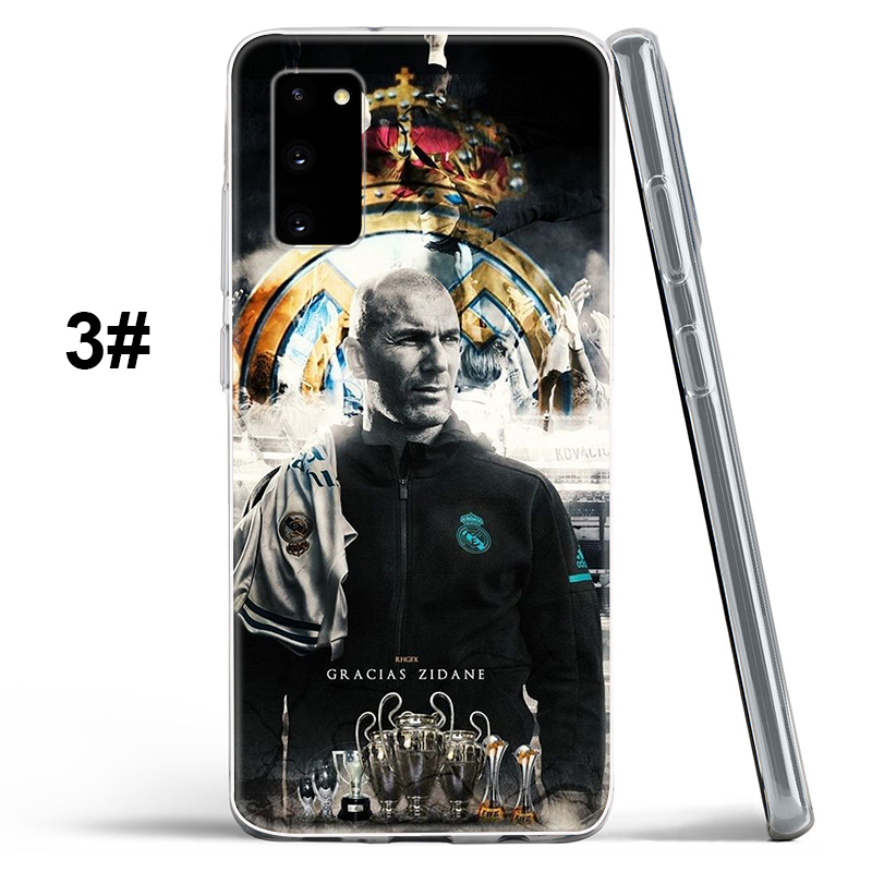 Ốp Điện Thoại Silicon Dẻo Trong Suốt Họa Tiết Logo Đội Bóng Real Madrid Cho Samsung Galaxy S10 S10E S9 S8 Plus S7 Edge S8 + S9 + S7Edge 92yf