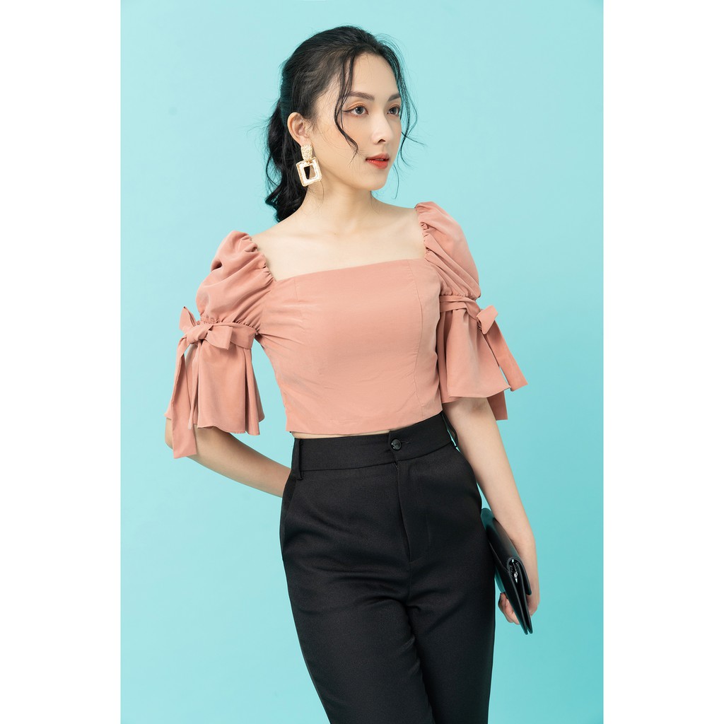 Áo sơ mi buộc nơ tay 20AGAIN ASW1053 | BigBuy360 - bigbuy360.vn