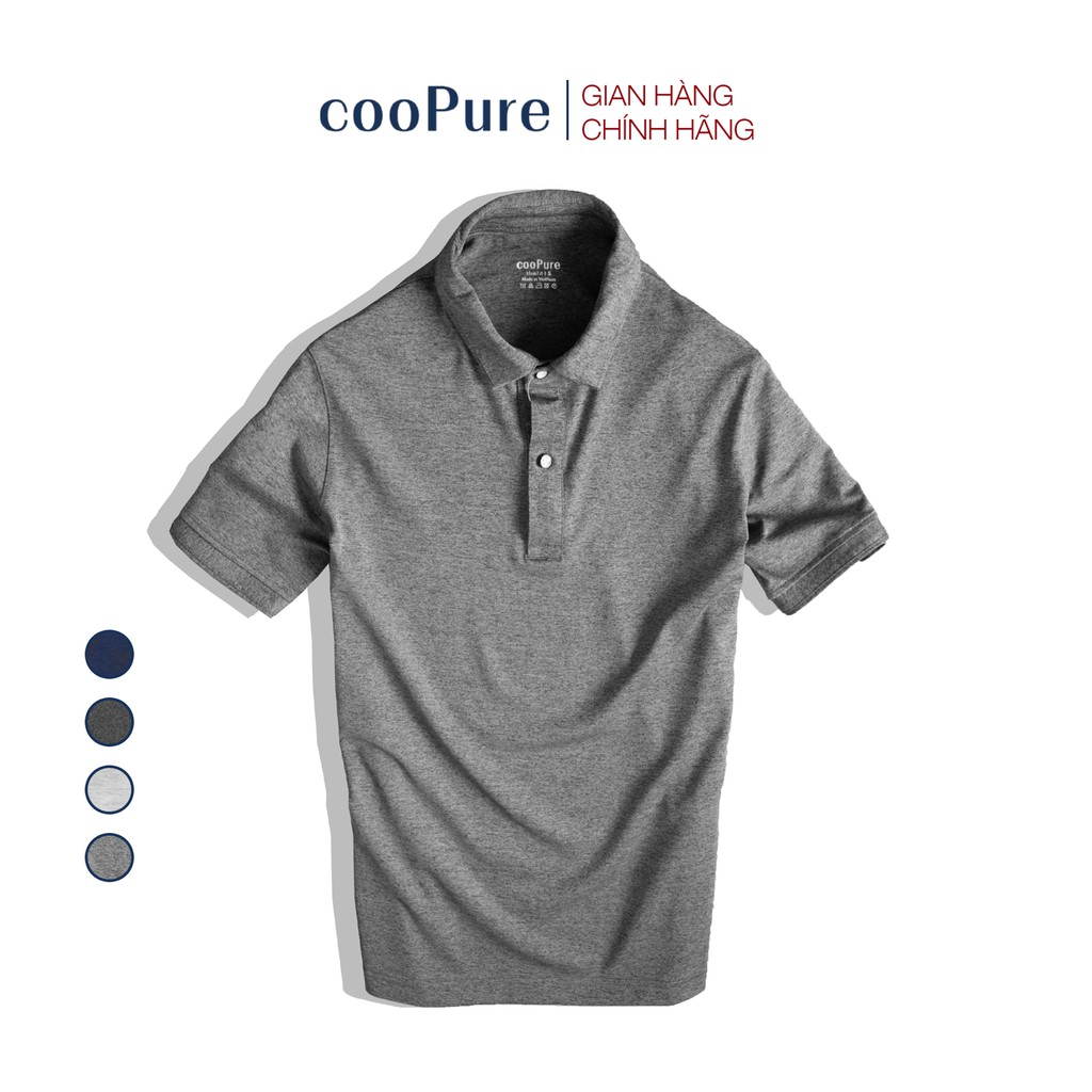 Áo thun polo nam cooPure chất liệu vải cắt tiêu Ex - Dry, thiết kế hiện đại NO.1264 (4 màu) | BigBuy360 - bigbuy360.vn