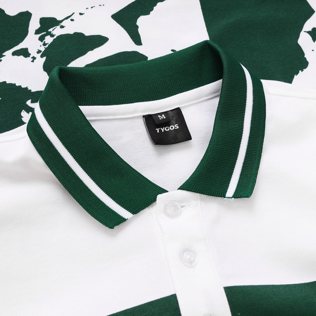 Áo Phông Ngắn Tay Polo TYGOS Chất Liệu Cá Sấu 100% Co Giãn 4 Chiều.