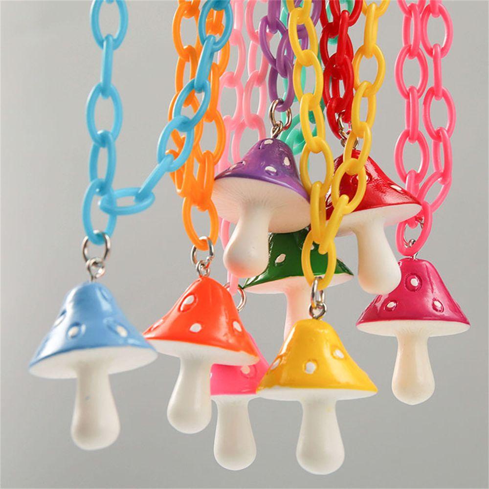 Vòng cổ Choker Mặt Nấm Màu Kẹo Ngọt Dễ Thương