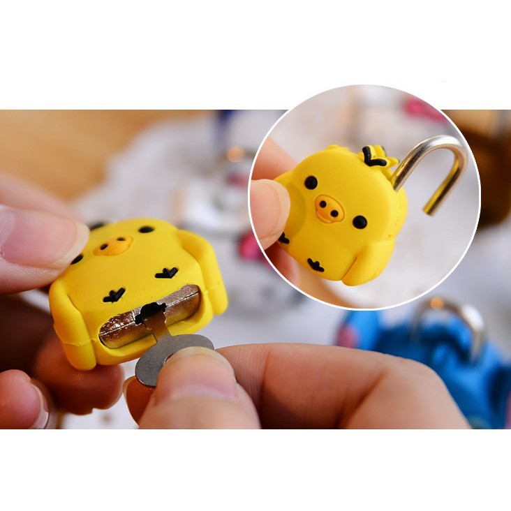 Ổ Khóa Mini Hình Thú Cute l Khóa Vali, Túi Xách, Trang Trí Balô (11*7*5cm)