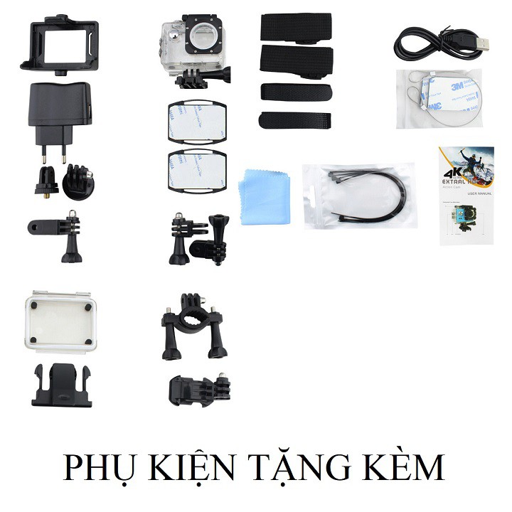 Camera Hành Trình , Wifi camera 4K, hành trình xe máy, mini sport cam