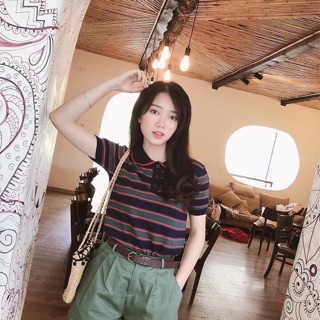ÁO LEN CỔ ĐỨC 4 MÀU KẺ