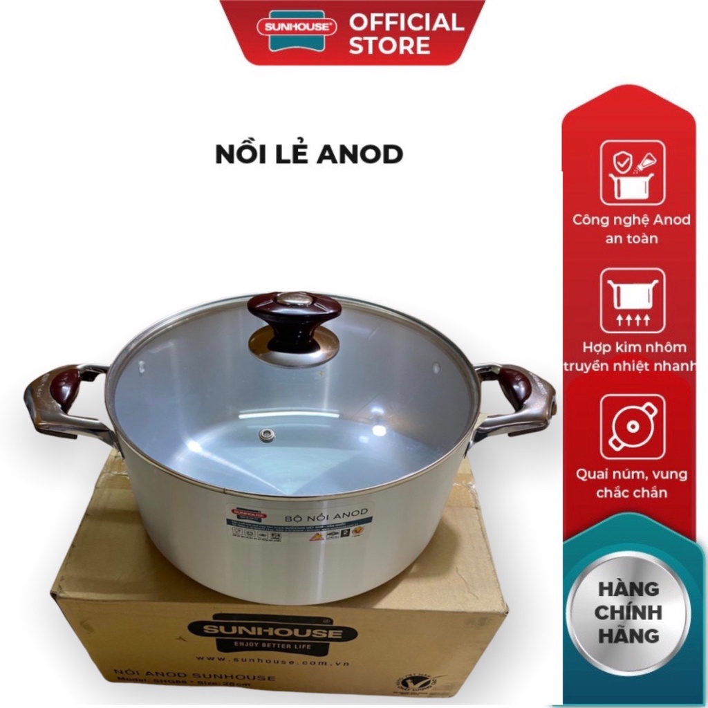Nồi lẻ SUNHOUSE size 26cm-Hàng Chính Hãng
