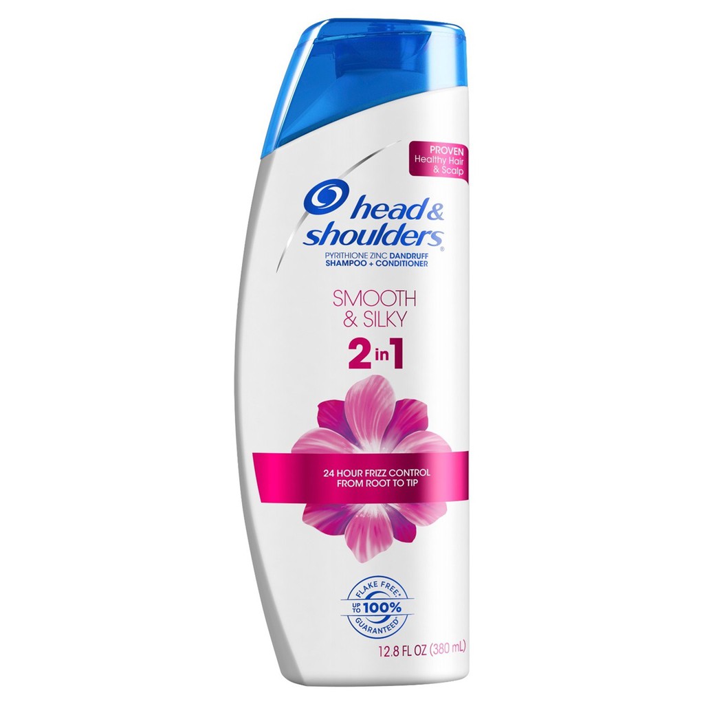 Dầu Gội Và Xả Head &amp; Shoulders Smooth &amp; Silky 2in1 380ml