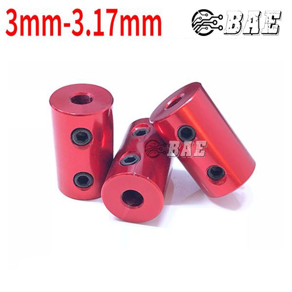 Khớp nối trục màu đỏ 2mm 3mm 4mm 5mm 6mm