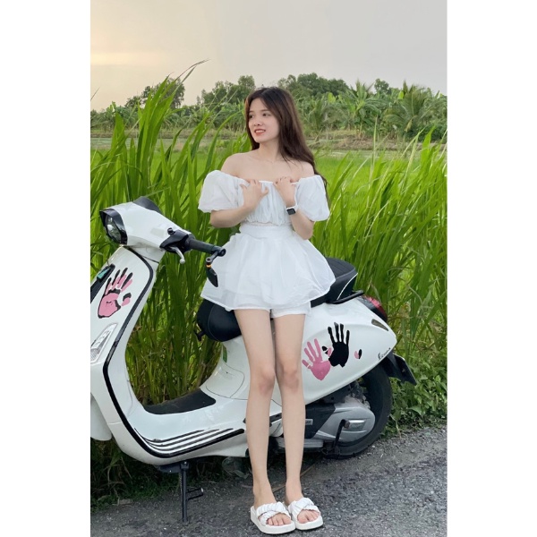 Váy ulzzang tiểu thư babydoll kèm quần cao cấp  PLS38