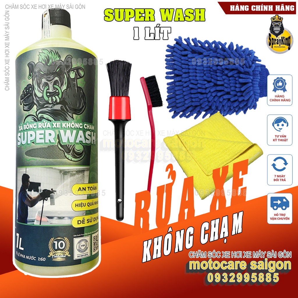 Nước rửa xe không chạm Sprayking dạng bọt tuyết dung tích 1000ml