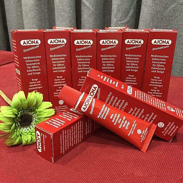 Kem Đánh Răng Ajona 25ml Làm Sạch Cao Răng, Ngừa Hôi Miệng Của Đức