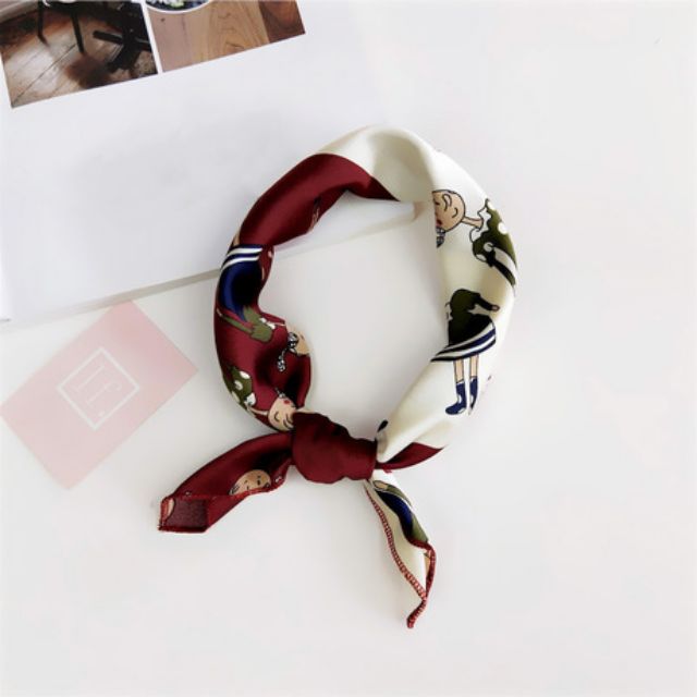 [Combo TIẾT KIỆM] 2 Khăn TURBAN Vuông Hàn Quốc Cao Cấp