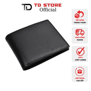 Ví Nam Da Bò Thật Cao Cấp Siêu Bền | Bóp Da Nam Bảo Hành 12 Tháng - TDStore | LT01