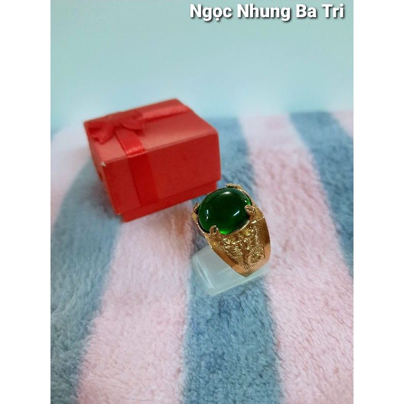 Nhẫn nam vàng đồng thau màu 24k-NM45