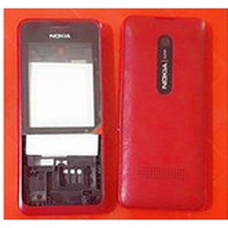 VỎ KHÔNG PHÍM NOKIA 301 MÀU ĐỎ