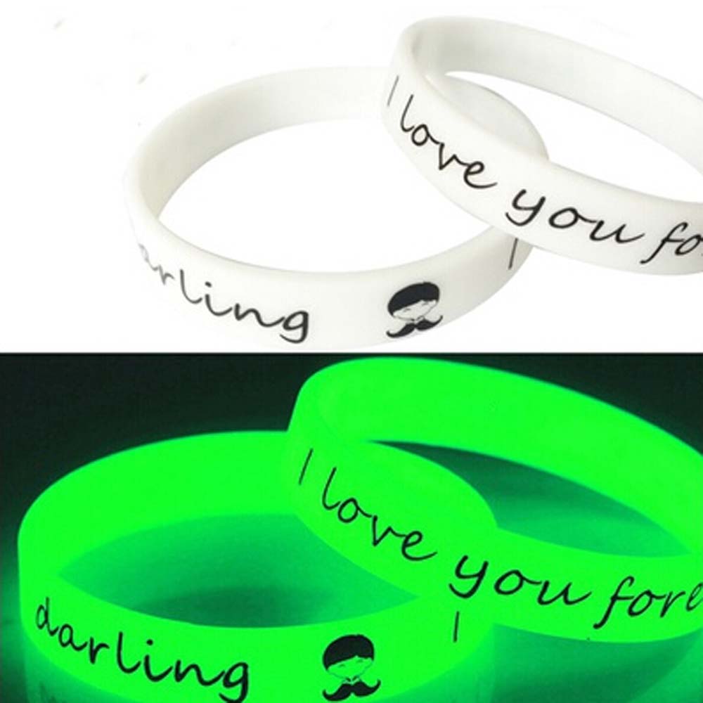 Set 1 / 5 / 10 Vòng Tay Silicon Phát Quang Dành Cho Cả Nam Và Nữ