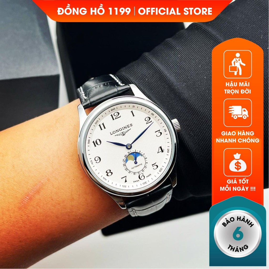 Đồng hồ cơ nam dây da tự động chống nước chống xước tốt chất liệu cao cấp bền bỉ bảo hành 6 tháng 2628B - 1199 Watches | BigBuy360 - bigbuy360.vn