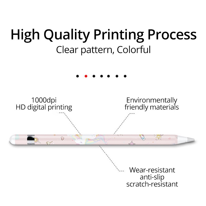 Miếng Dán 3m Trang Trí Bút Cảm Ứng Apple Pencil 1 2