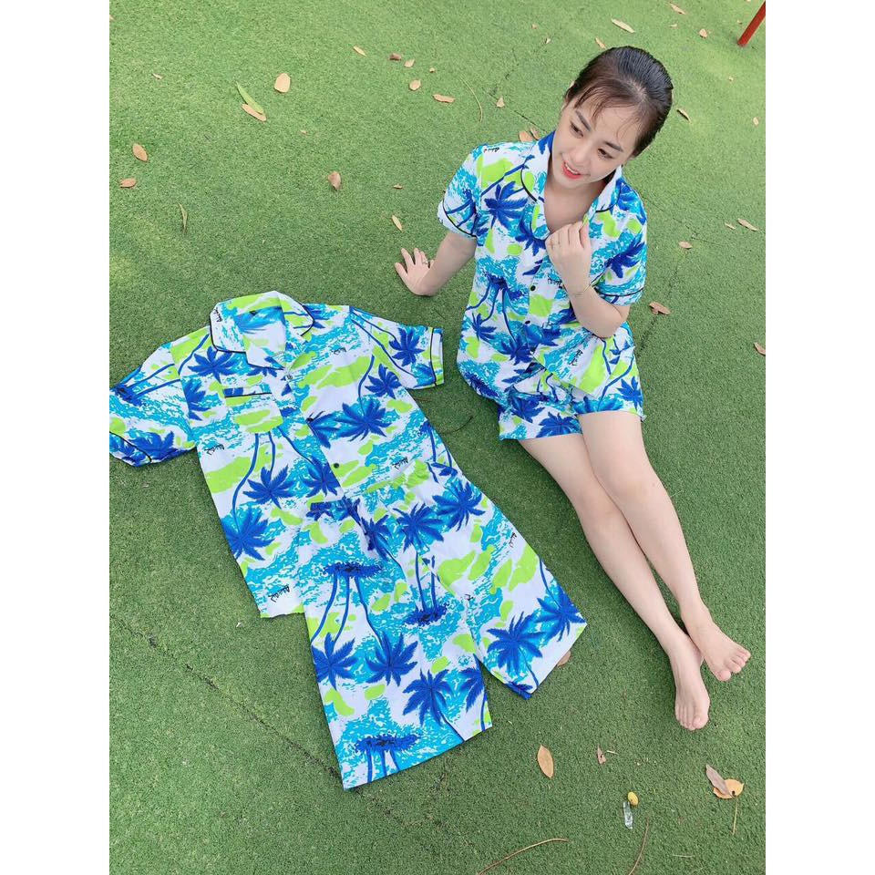 Bộ đi biển trái cây đủ size nam nữ, gia đình