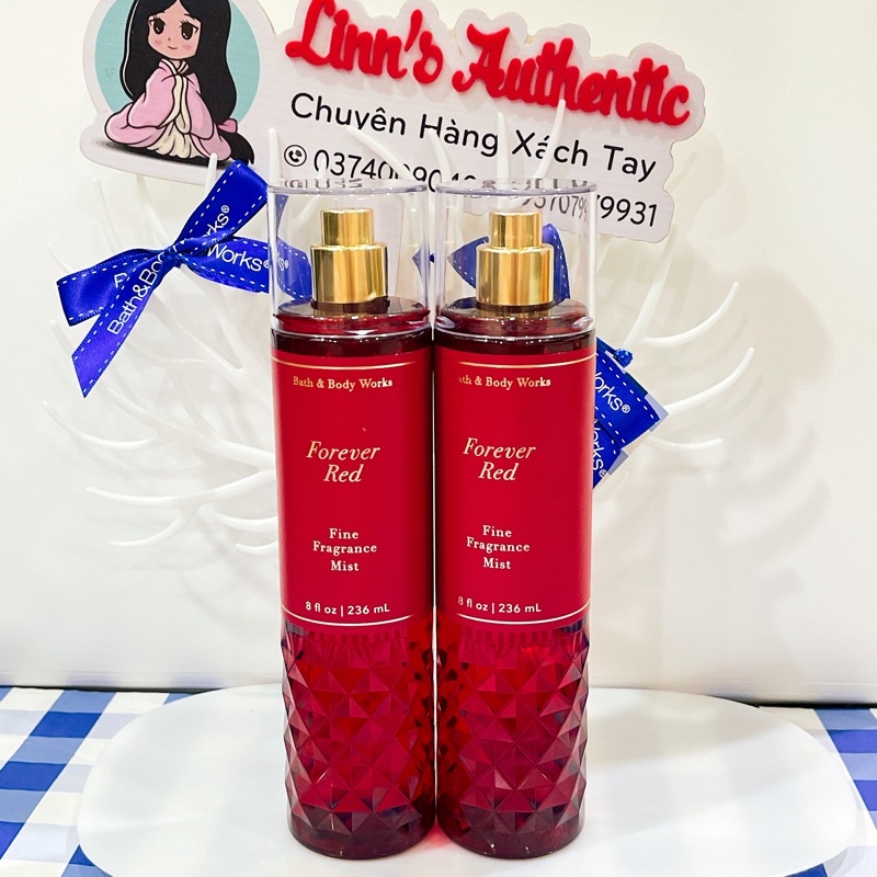 BILL XỊT THƠM DUỠNG THỂ BATH &amp; BODY WORKS USA FOREVER RED