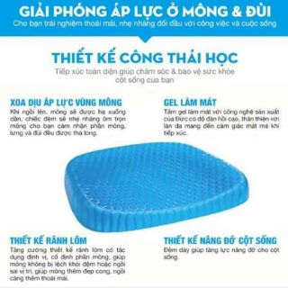 Đệm Ngồi Silicon Siêu Êm phiên bản đời đầu